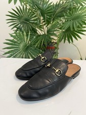Gucci Princetown Loafer Mule , Black Leather , Size EU 36 / US 5.5