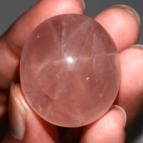 Cuarzo Rosa Estrella Natural 180 CT - Cúpula Alta 33MM Cabujón - Piedra Preciosa de Coleccionista - Imagen 2 de 11