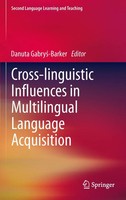 Danuta Gabrys-Barker | Cross-Linguistic Influences In Multilingual Language...