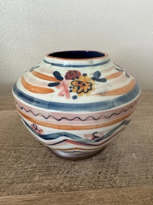 陶瓷圆形抽象花瓶| eBay