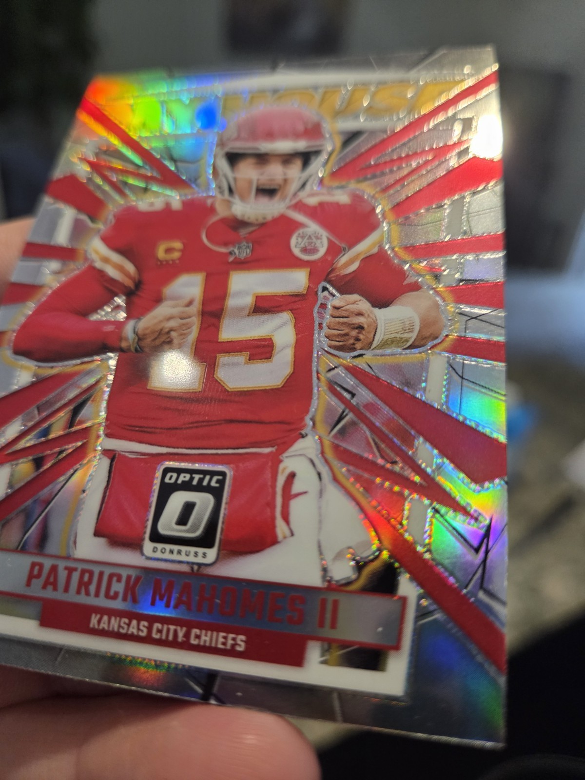 2023 🔥 PATRICK MAHOMES 💥 REFRACTOR 🌈  UD NFL POP 🎉 KC CHIEFS NON auto Card view 7