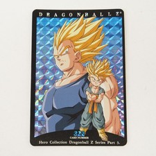 Dragon Ball Z Amada " Vegeta Trunks " No.322 1995 Foil TCG Made in Japan