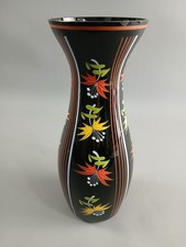 Blumen Vase 50er/60er Jahre DDR handbemalt florales Muster DEKO gedeckter Tisch!