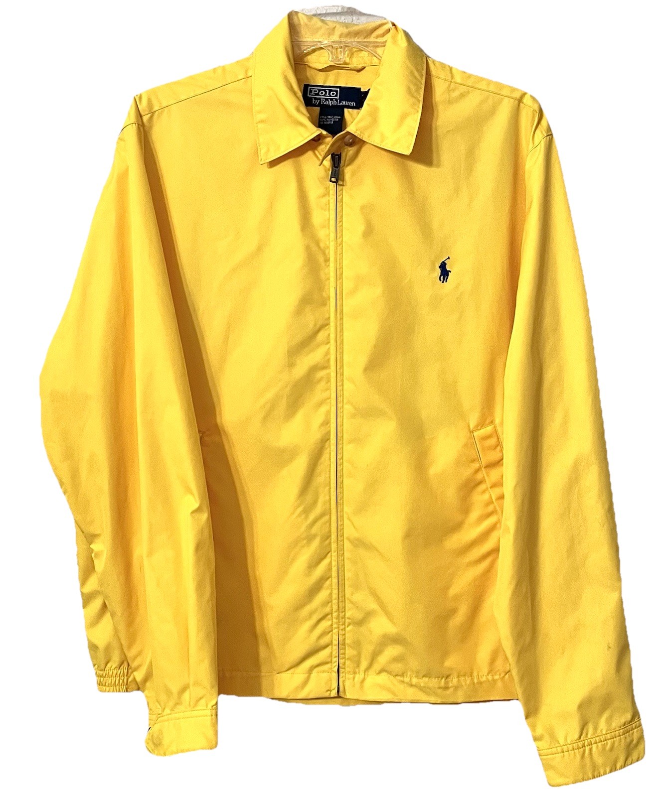 Vintage Polo Ralph Lauren Harrington Bomber Jacket Men’s S Unlined Yellow Pony