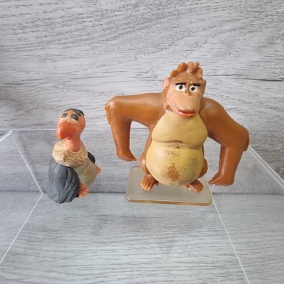 Vintage Ferrero Kinder Überraschung Disney Dschungelbuch König Louie & Geier Figuren