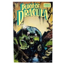 Blood of Dracula #8 Apple Comics 1987 Vintage Horror Comic Book "Swamp
