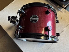 ddrum reflex 12 x 8 tom, red sparkle