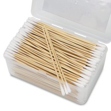 500 Pc Cotton Swab Applicator Q-tip Swabs 6" Extra Long Bamboo Handle Cleaning