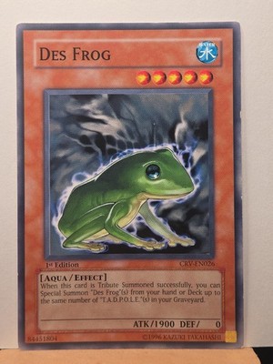 Des Frog CRV-EN026 Common 1st Edition Yugioh