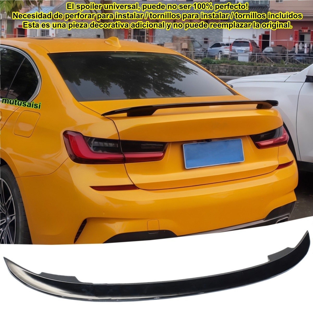 Becquet de Coffre en Fibre de Carbone BMW G20