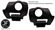 2x PANNELLO SFIATO LATERALE PUNTO ROSSO COPERTURE VINILE CARBONIO PER LOTUS ELISE S2 07-13