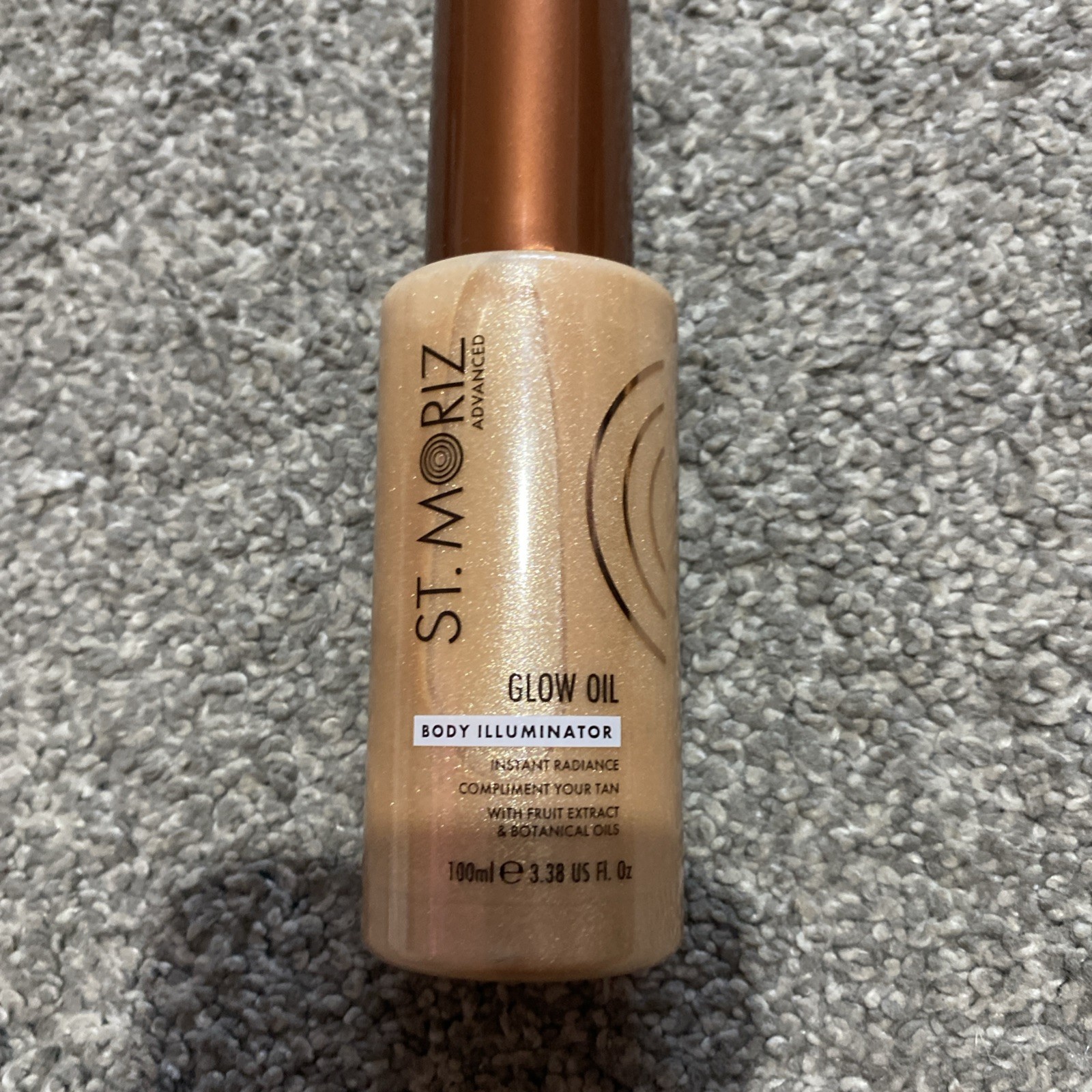 St Moriz Advanced Glow Body Oil | Body Illuminator for Instant Skin Radiance | B