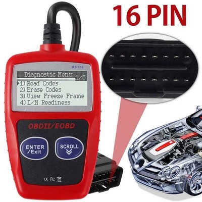 MS309 Automotive Code Reader OBD2 Scanner Diagnostic Tool Car Check Engine Fault