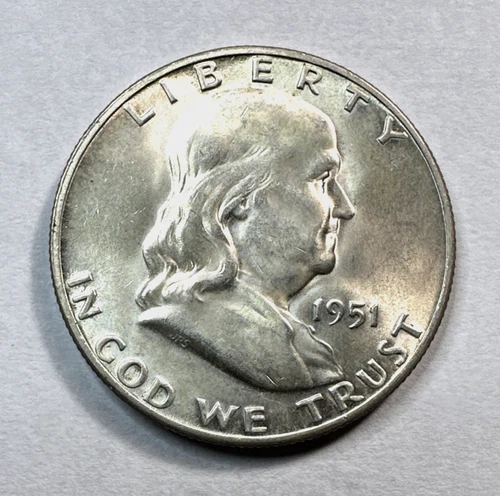 1951-S Franklin Half Dollar CHBU