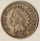 1901 Indian Head Penny - Beautiful XF Coin - Liberty