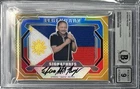 EFREN BATA REYES LEGENDARY SIGNATURES ??  FLAG PATCH GOLD GOAT PSA BGS 9 AUTO