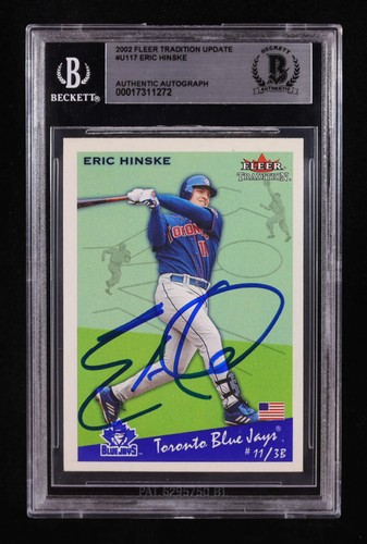 2002 Fleer Tradition Update Eric Hinske #U117 card