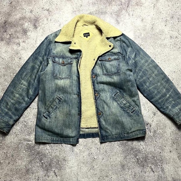 Men Pepe Jeans Jacket Navy Cotton M