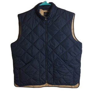 navy blue winter vest