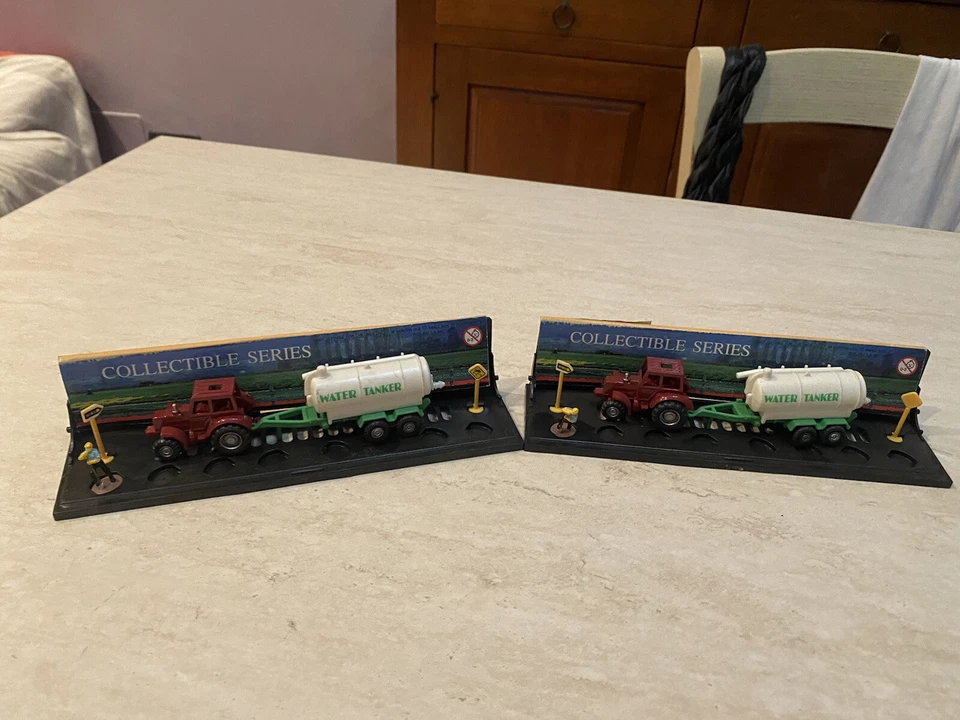 RARISSIMI TRATTORI MEZZO AGRICOLO CON CISTERNA ACQUA ADG 1:87 IN BOX COLLEZIONE - Immagine 4 di 4