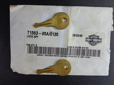 Harley Davidson 2-Key Lock Set 71583-85A 0135
