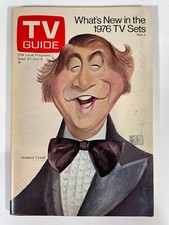 1975 TV GUIDE Howard Cosell by Hirschfeld NY Metro Edition