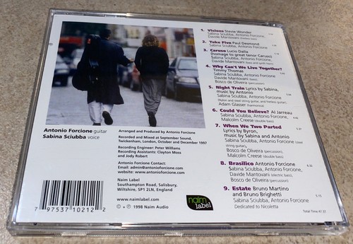 Antonia Forcione & Sabina Sciubba Meet Me In London CD Rare OOP Naim Label - Bild 2 von 6