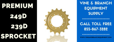2 x PREMIUM CATERPILLAR REPLACEMENT SPROCKETS 255 / 265