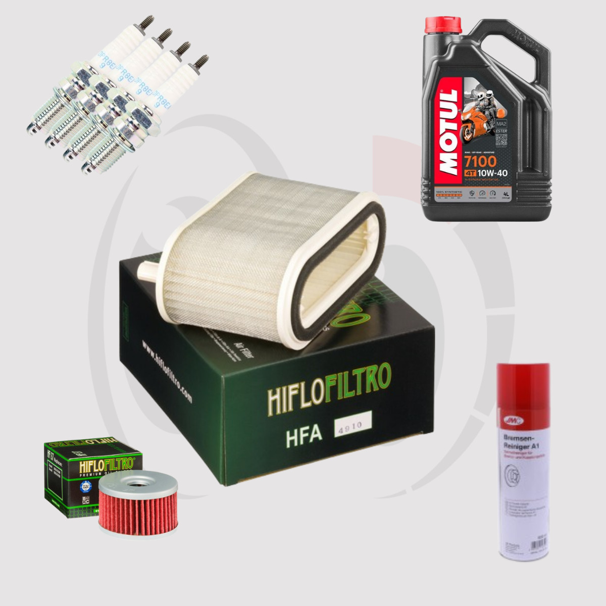 Kit entretien Premium YAMAHA VMX-12 1200 Vmax lubrifiant synthétique MOTUL 7100 10W40
