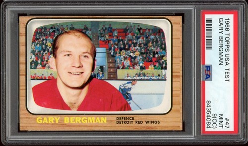 Gary Bergman #47 1966 Topps USA Test card