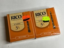 Rico Bb Clarinet Reeds RCA1035, Strength 3.5, 10-pack  2 packs , 20 reeds 