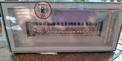 Isla Rae Apple Watch Stylish Beaded Bracelet 1 Inch Wide. NEW IN BOX