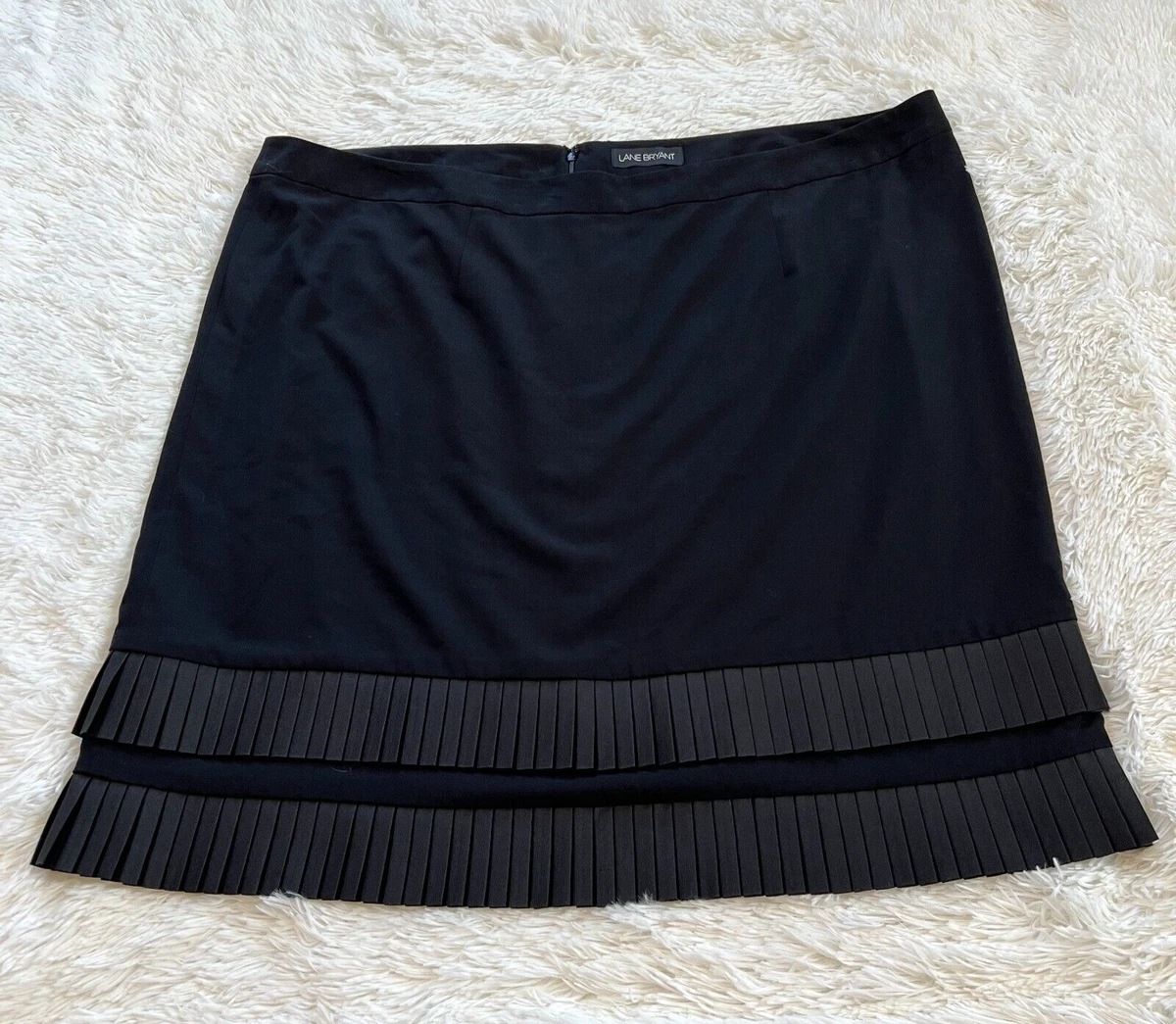 Lane bryant top black ruffle skirt