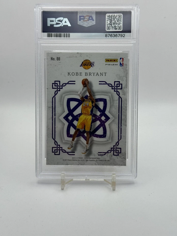 2016 Panini Excalibur 88 Kobe Bryant Crusade PSA 9 🔥📈 LAKERS - Image 2 of 2
