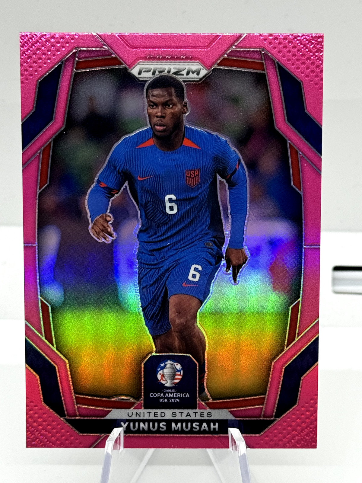 2024 Prizm Copa America Yunus Musah Pink Prizm #153 USA