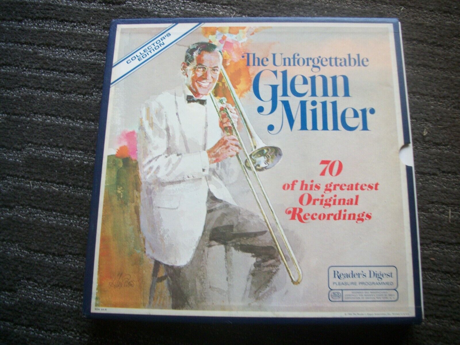 GLENN MILLER--THE UNFORGETTABLE- ALBUM BOX SONGS--VINYL ALBUM |