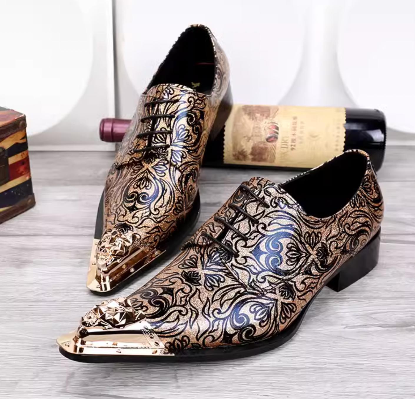 SAOLA Elegante abito da uomo in pelle punta britannica scarpe da lavoro stringate oversize