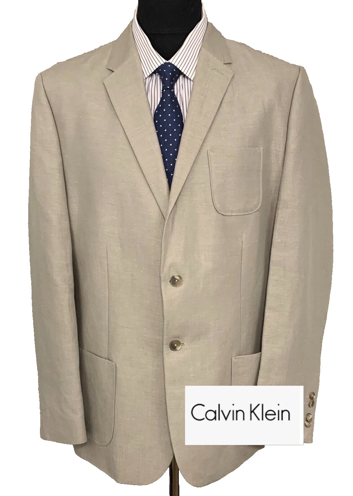 Lino Calvin Klein trajes y Blazers sólido para hombres
