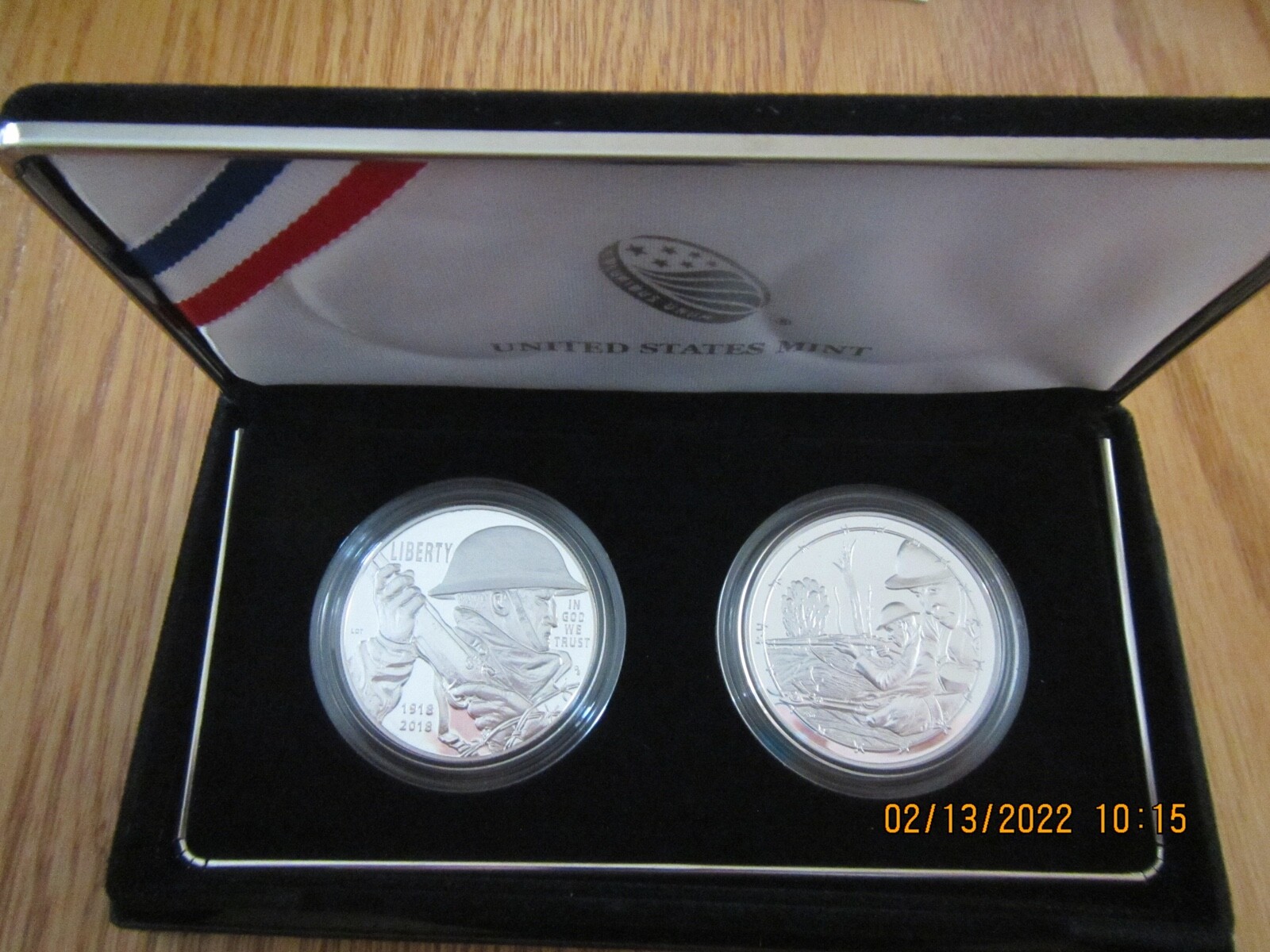 2018 US Mint World War I Silver Dollar & Army Medal Set Mint Item# 18CC |  eBay