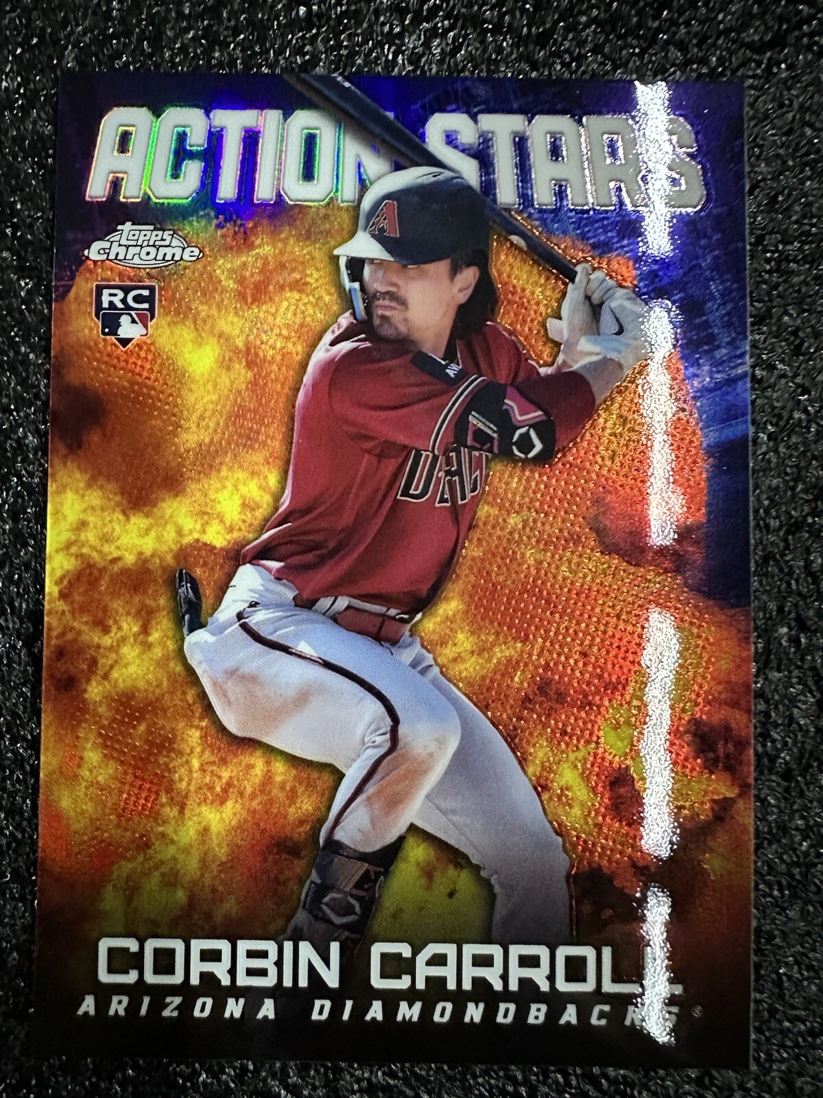 2023 Topps Chrome Update Action Stars Corbin Carroll Refractor Rc #asc-3