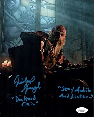 MICHAEL GOUGH Signed 8x10 Photo DIABLO DECKARD CAIN Autograph COA