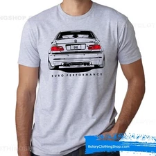 BMW E46 M3 T-shirt- Euro Performance sketch - BMW fan shirt