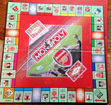 2007 Arsenal Football Edition Monopoly Replacement Playing Board Game Board Game
