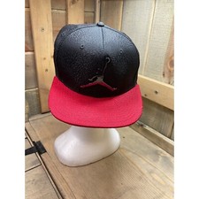 Jordan Black Red Youth Size Adjustable Snapback Baseball Hat Cap