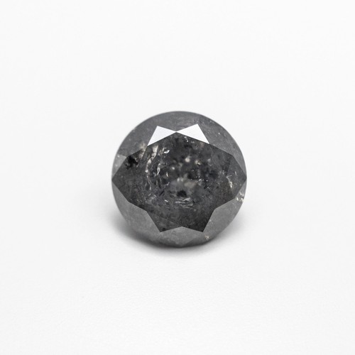 1 pcs Natural Loose Diamond, Salt & Pepper Gray Round Brilliant Cut Diamond 5mm - Picture 9 of 9