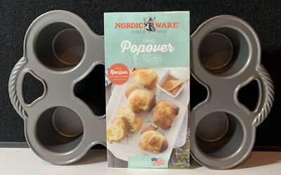 Nordic Ware Grand Popover Pan Made In USA Baking 