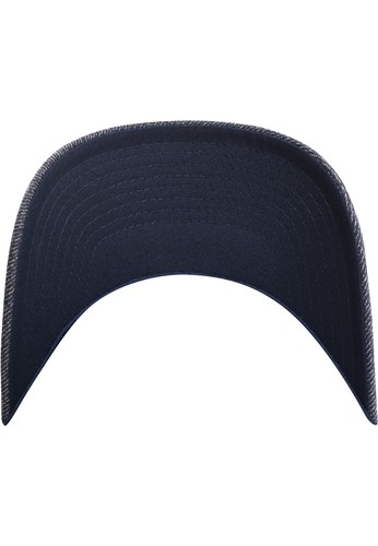 Flexfit Melange Cap 6277 Original Baseball Cap Hat Navy Burgundy - Picture 22 of 29