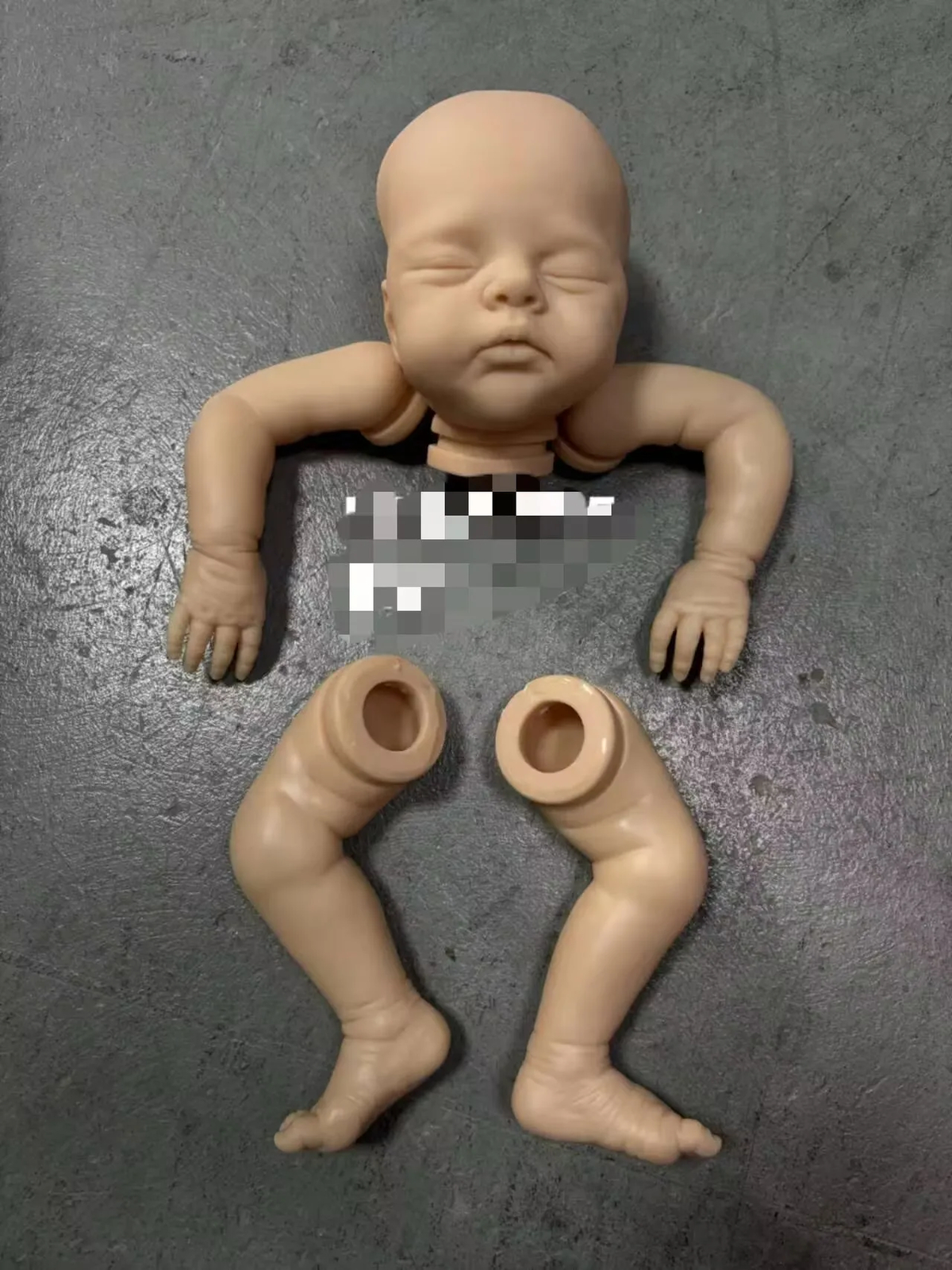 19in Lily and Irys Fresh Color Reborn Doll Kits Unpainted Bl