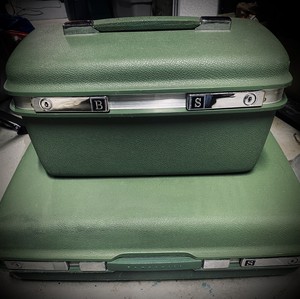 small trifold wallet in triomphe canvas and lambskin