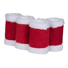 4x Horse Leg Wraps Fly Leg Boots Wrap for Parades Supplies Dress up Training